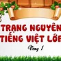 Bài Thi Trạng Nguyên Tiếng Việt Lớp 1 Cấp Trường