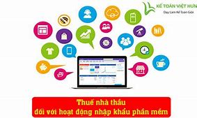 Thuế Nhà Thầu Dịch Vụ Cài Đặt Phần Mềm